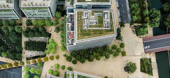 aerial view of urban landscape